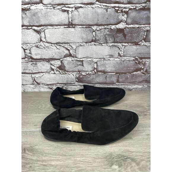 Saks Fifth Ave Gessi Black Suede Leather Flats Loafers Women’s Sz 9M US/39.5EU - Picture 12 of 16